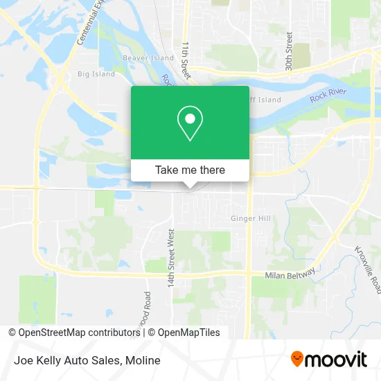 Joe Kelly Auto Sales map