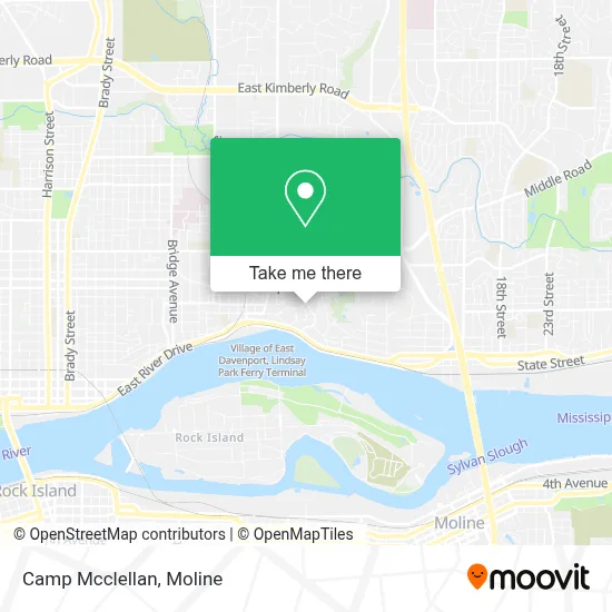 Camp Mcclellan map