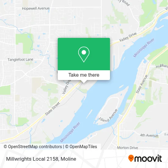 Millwrights Local 2158 map