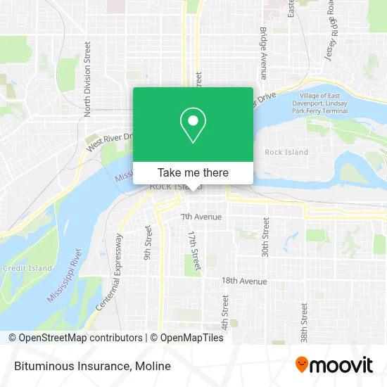 Bituminous Insurance map