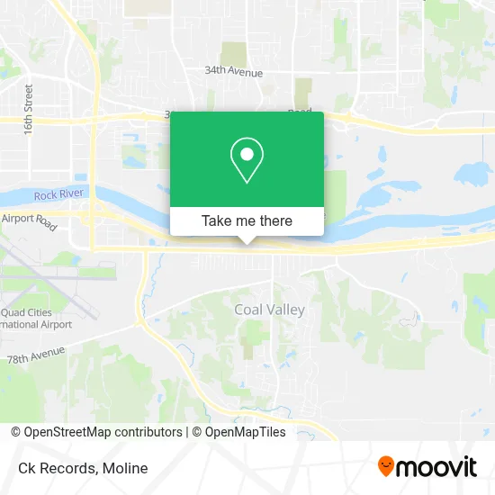 Ck Records map