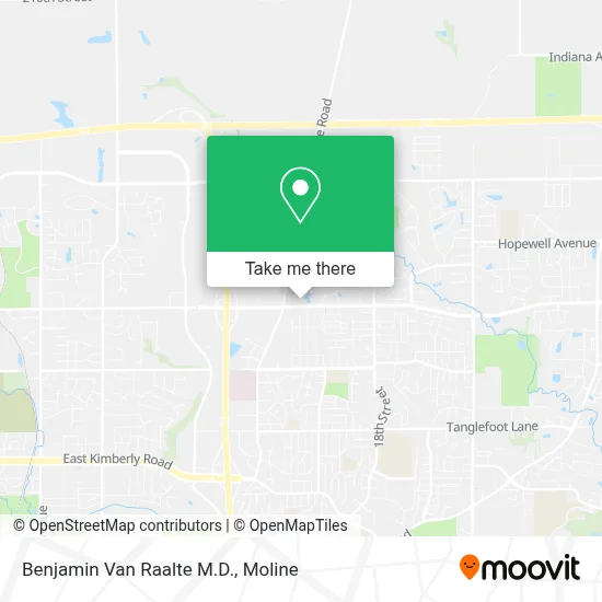 Benjamin Van Raalte M.D. map