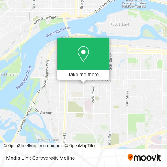 Media Link Software® map