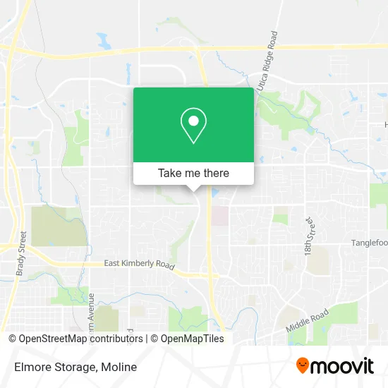 Elmore Storage map