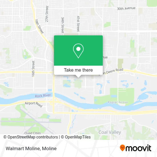 Walmart Moline map