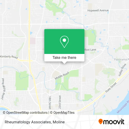 Rheumatology Associates map