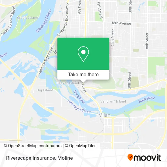 Riverscape Insurance map
