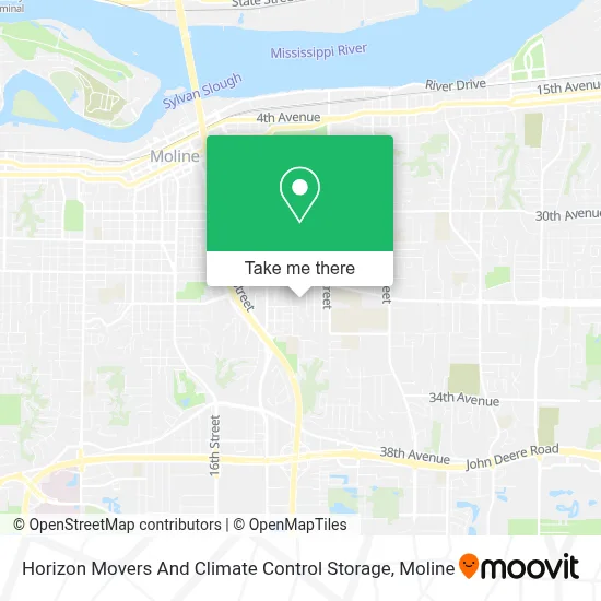Horizon Movers And Climate Control Storage map