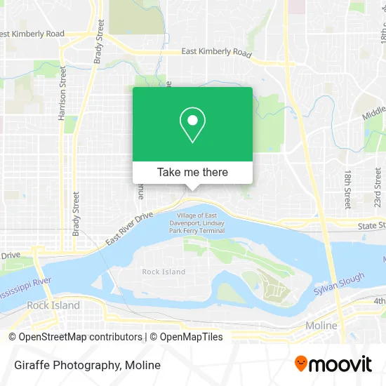 Giraffe Photography map