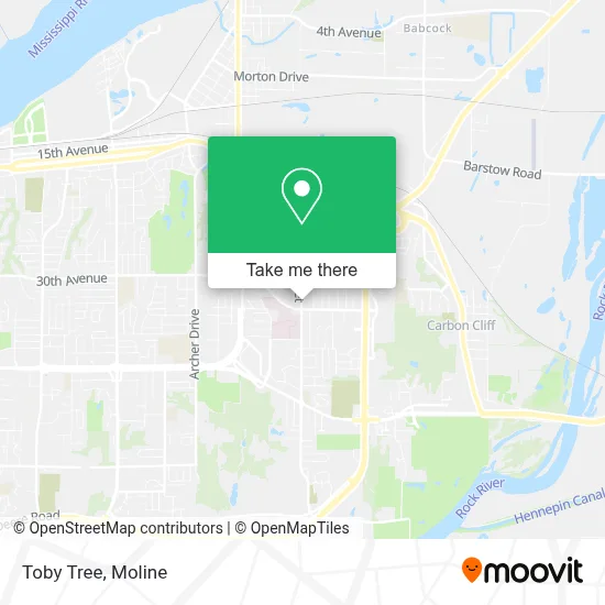Toby Tree map