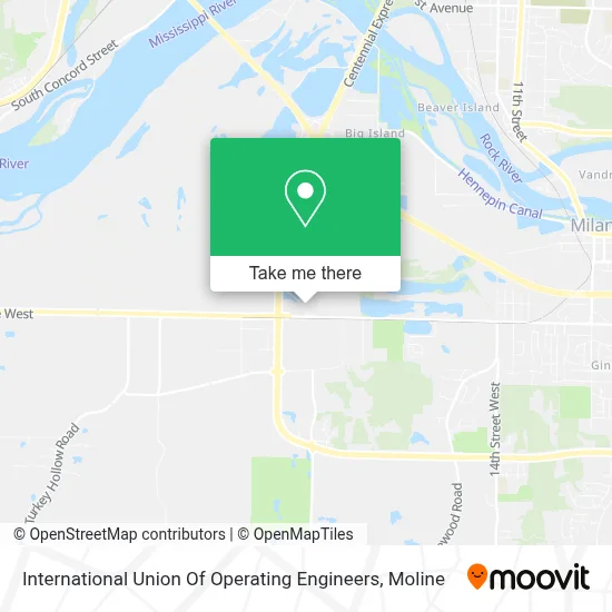 International Union Of Operating Engineers map