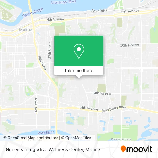 Genesis Integrative Wellness Center map