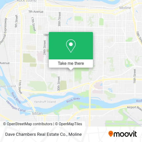 Dave Chambers Real Estate Co. map
