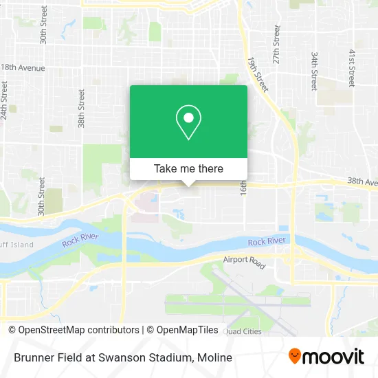 Brunner Field at Swanson Stadium map