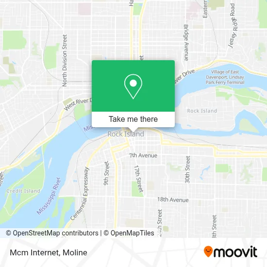 Mcm Internet map