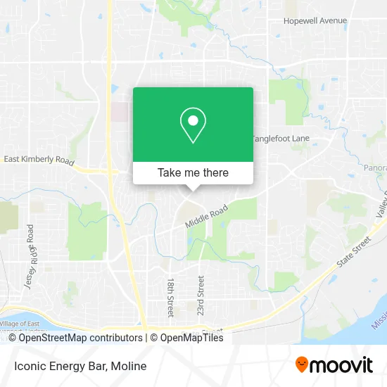 Iconic Energy Bar map