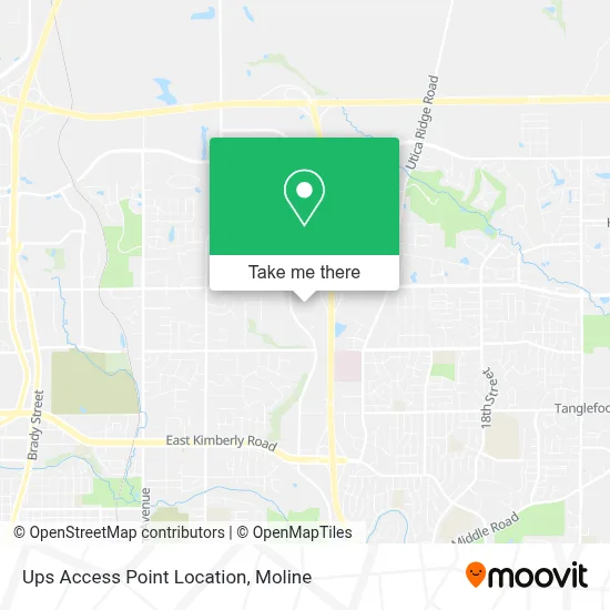 Mapa de Ups Access Point Location