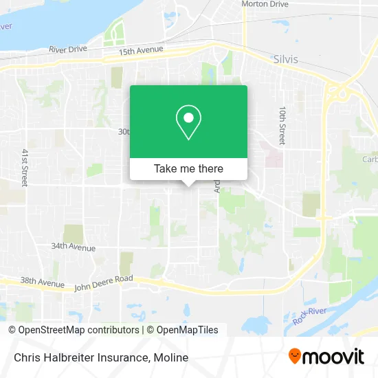 Chris Halbreiter Insurance map