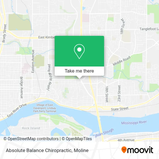 Absolute Balance Chiropractic map
