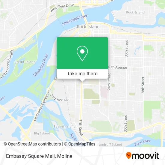 Embassy Square Mall map