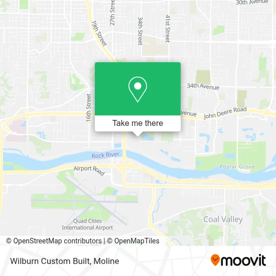 Wilburn Custom Built map