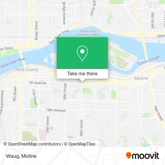 Waug map