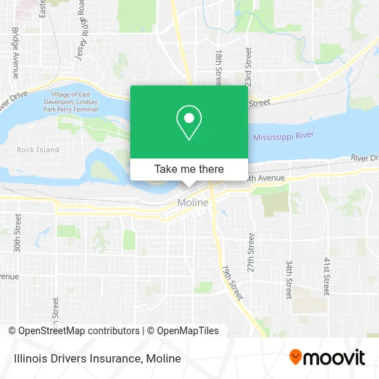 Illinois Drivers Insurance map