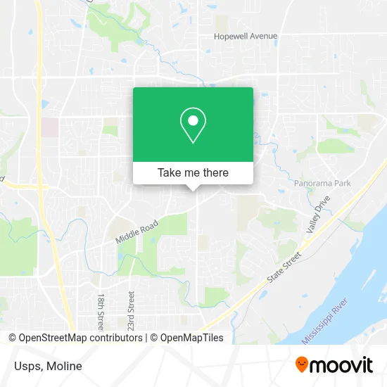 Usps map