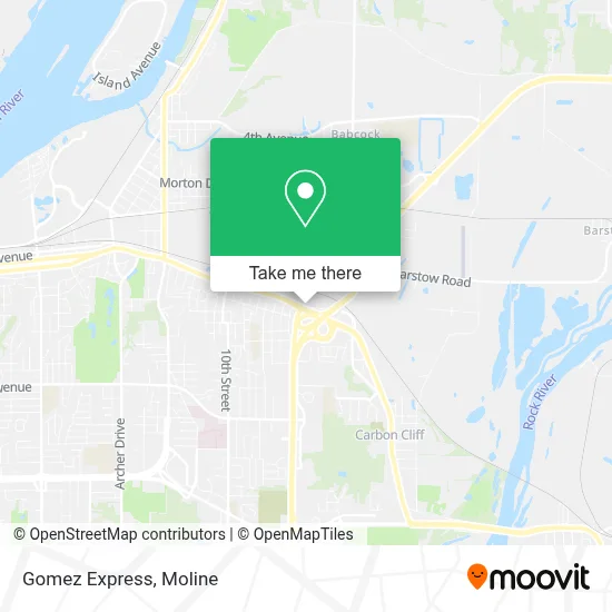 Gomez Express map