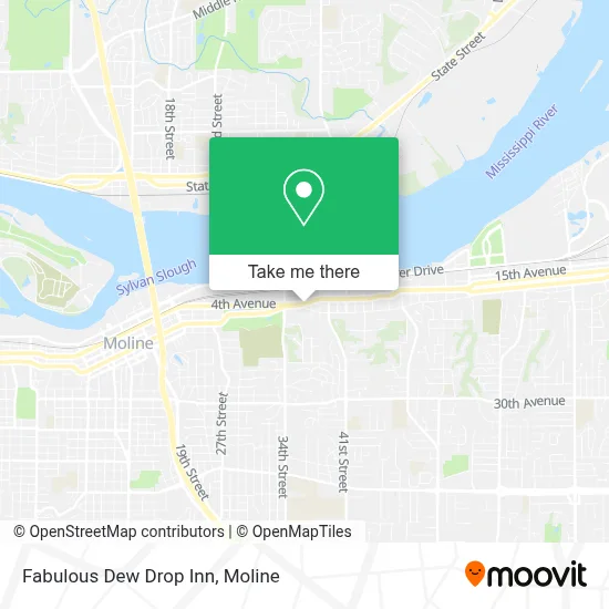Fabulous Dew Drop Inn map