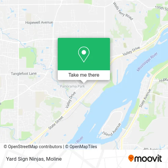 Yard Sign Ninjas map