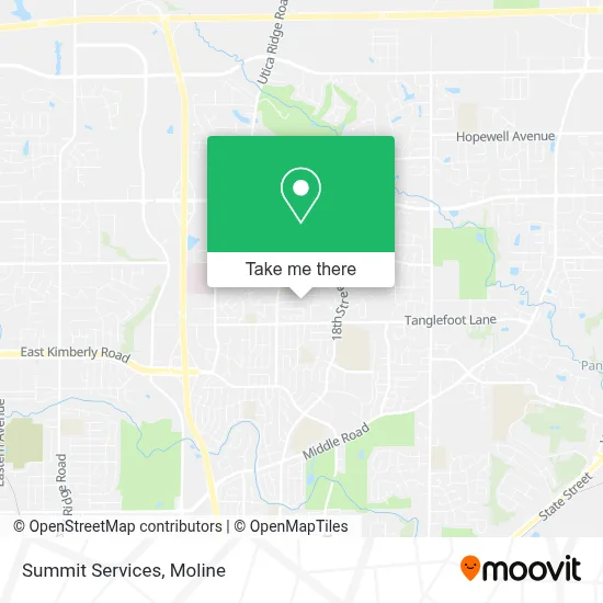 Summit Services map