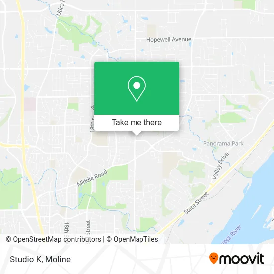 Studio K map