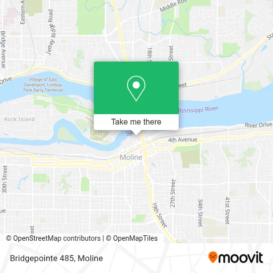 Bridgepointe 485 map