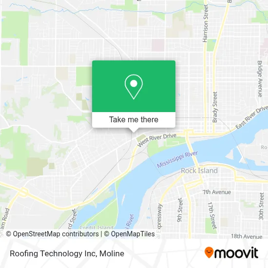 Roofing Technology Inc map