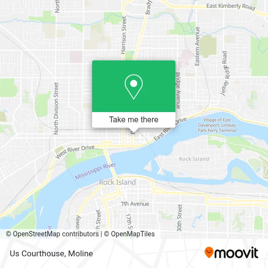Us Courthouse map