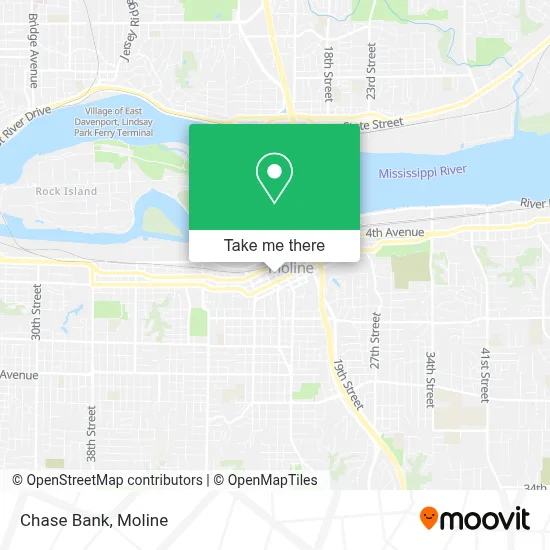 Chase Bank map