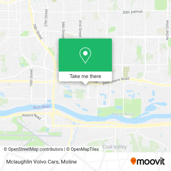 Mclaughlin Volvo Cars map