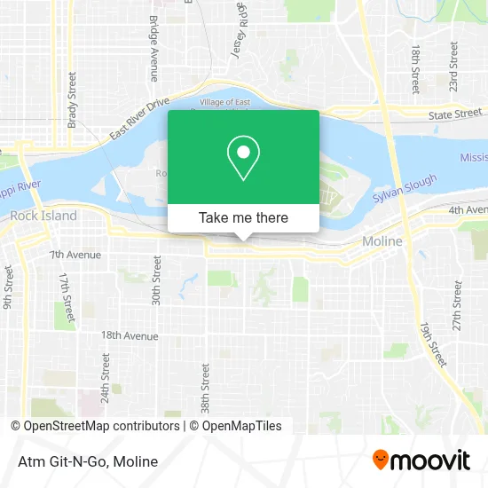 Atm Git-N-Go map