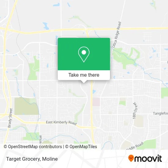 Target Grocery map