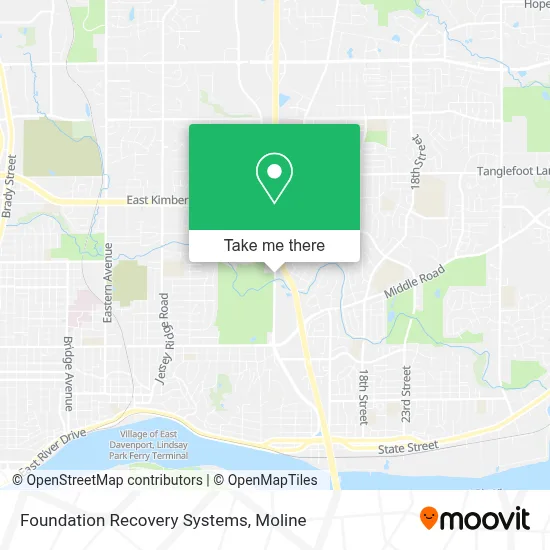 Foundation Recovery Systems map