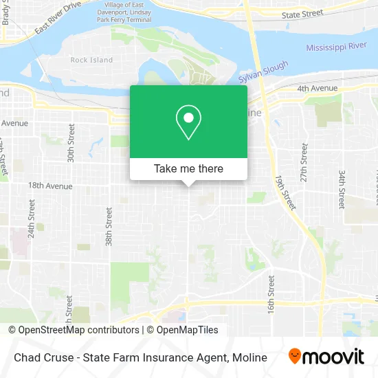 Chad Cruse - State Farm Insurance Agent map