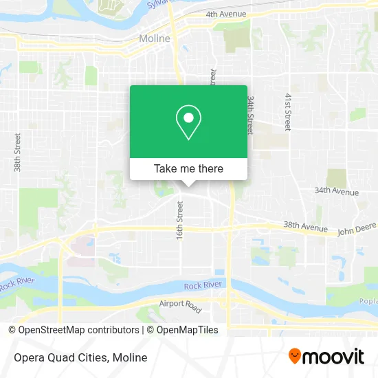 Opera Quad Cities map
