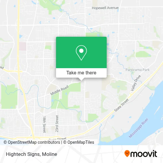 Hightech Signs map