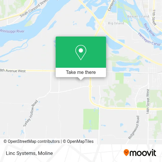 Linc Systems map