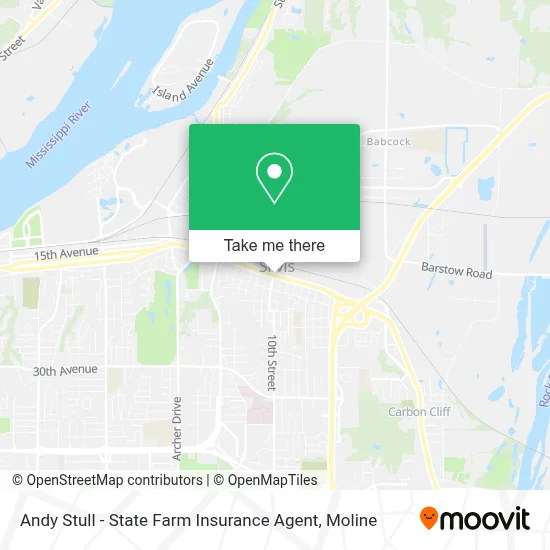 Andy Stull - State Farm Insurance Agent map