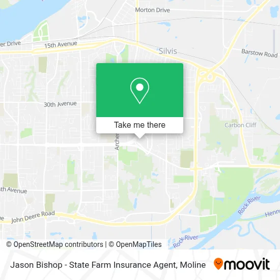 Jason Bishop - State Farm Insurance Agent map