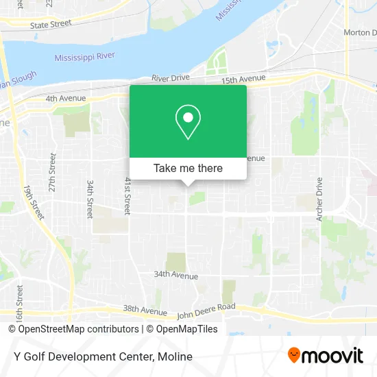 Y Golf Development Center map