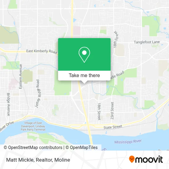 Matt Mickle, Realtor map