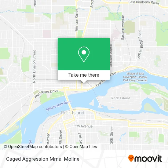 Caged Aggression Mma map